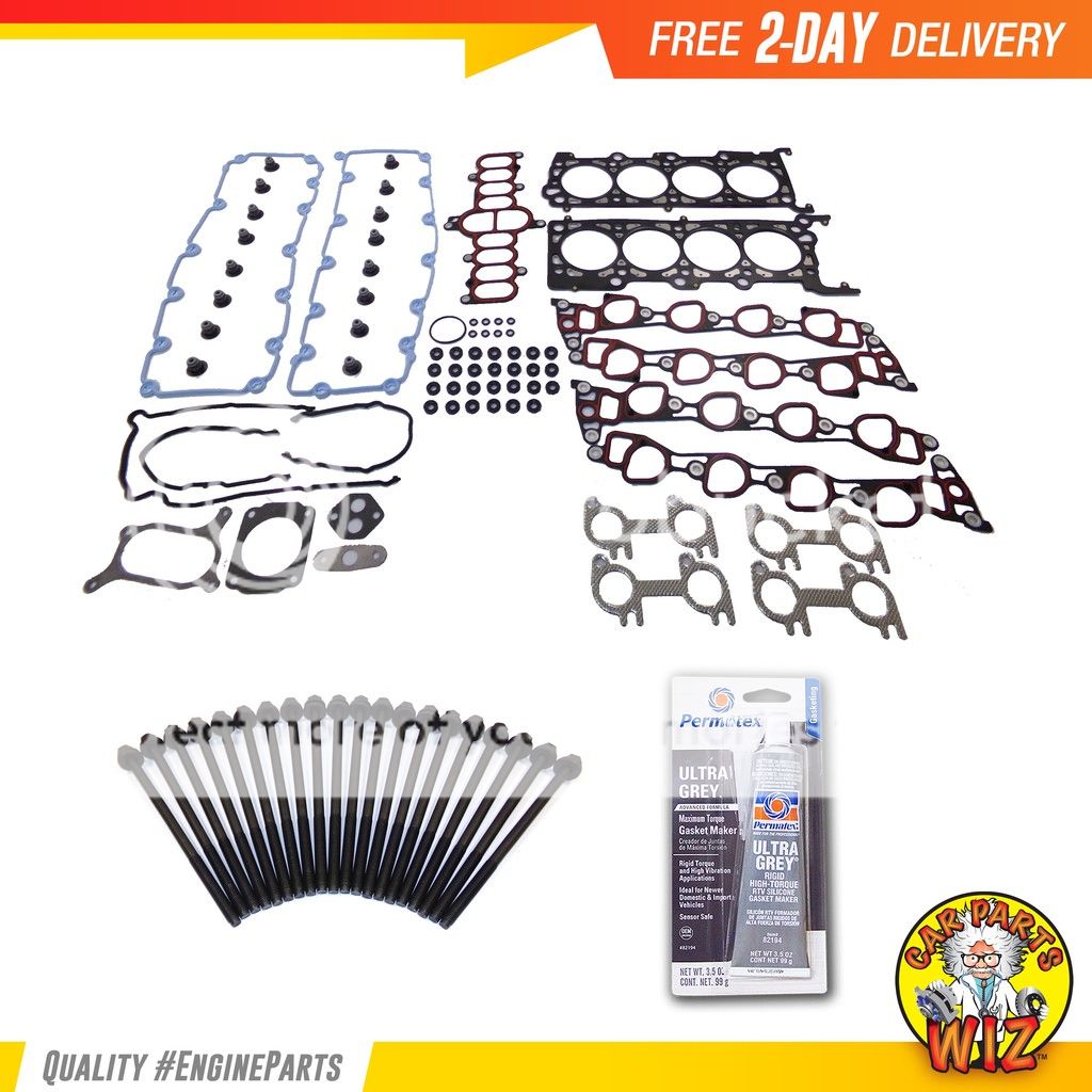 Head Gasket Bolts Set Fit 1999 Ford F150 F250 Lincoln Navigator 5.4 VIN L M Z Car & Truck